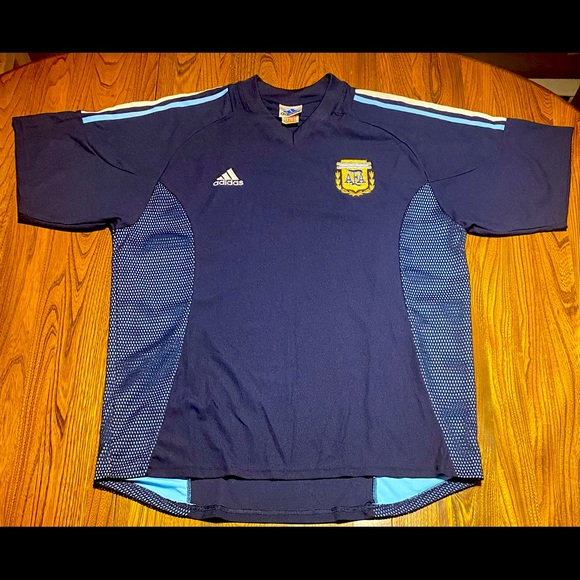 Adidas Soccer Football Futbol Argentina FIFA World Cup Jersey Shirt - Picture 1 of 6